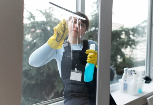 Nettoyage de vitres intérieures et extérieures à Saivres